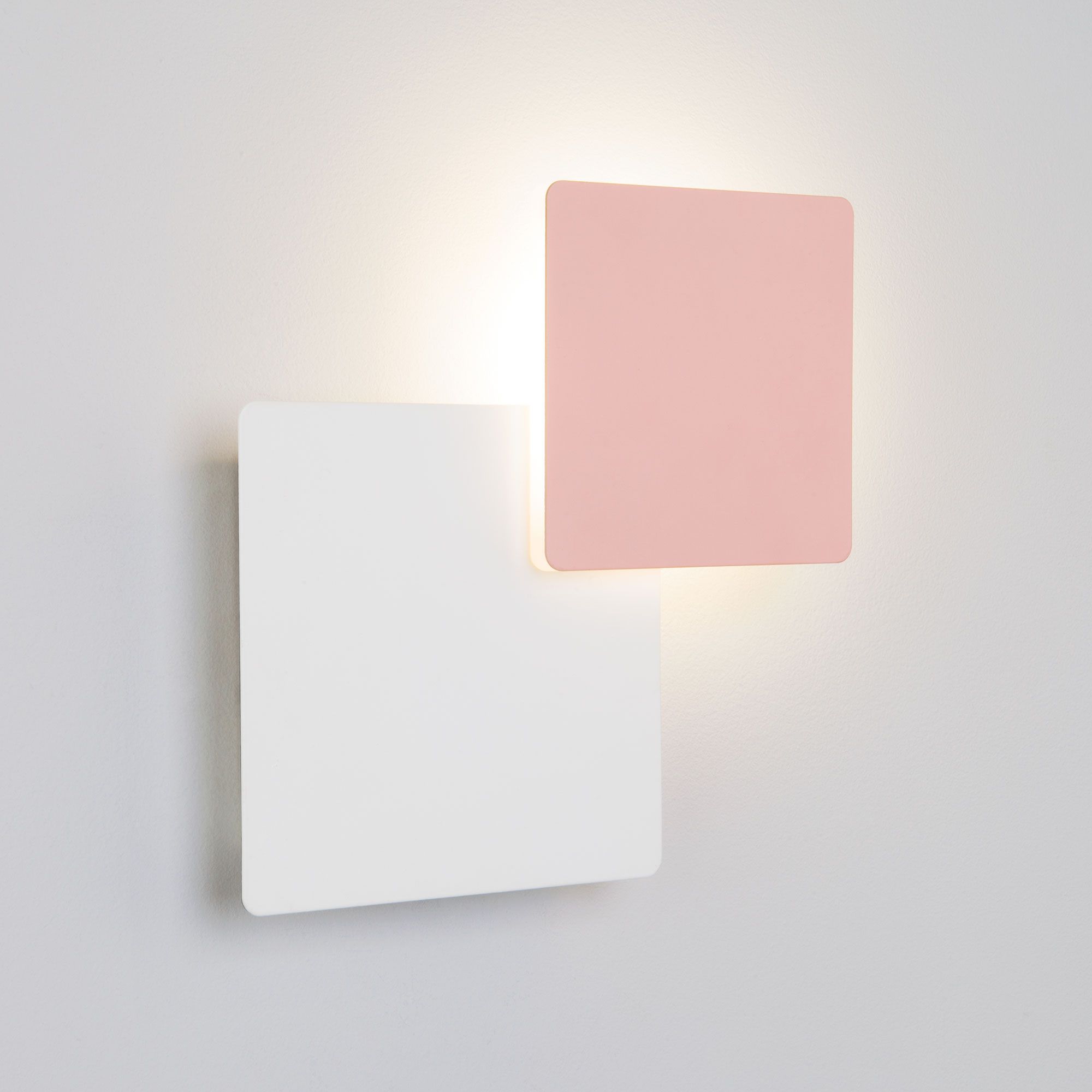 Светодиодный настенный светильник 40136/1 белый/розовый