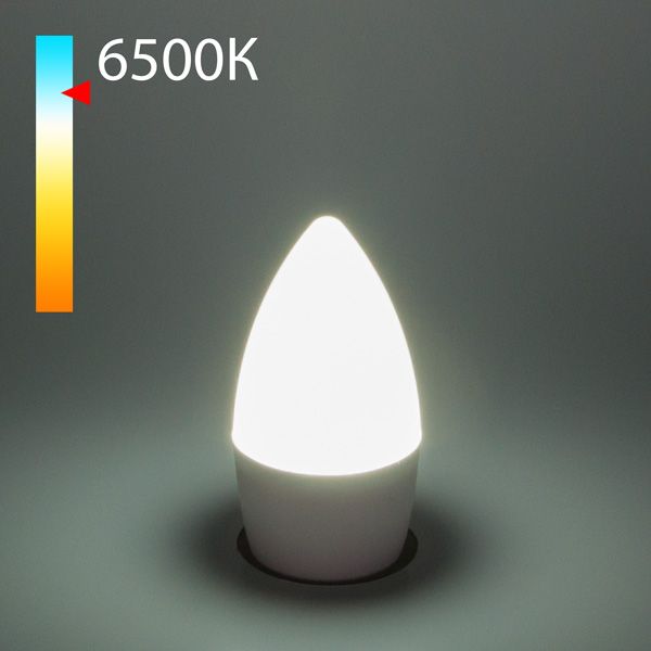 Светодиодная лампа "Свеча" C37 6W 6500K E27 BLE2738