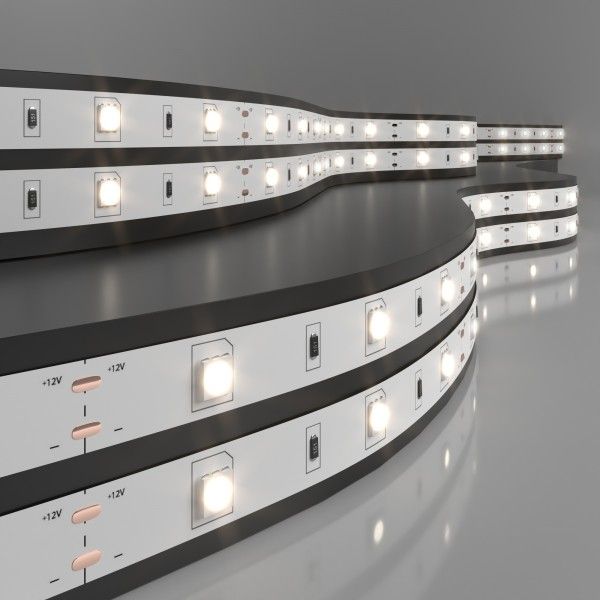 Светодиодная лента 12&nbsp;В 7,2&nbsp;Вт/м 30 Led/м 5050 IP20, дневной белый 4200К, 5 м Лента светодиодная 12V 7,2W 30Led 5050 IP20 дневной белый, 5м
