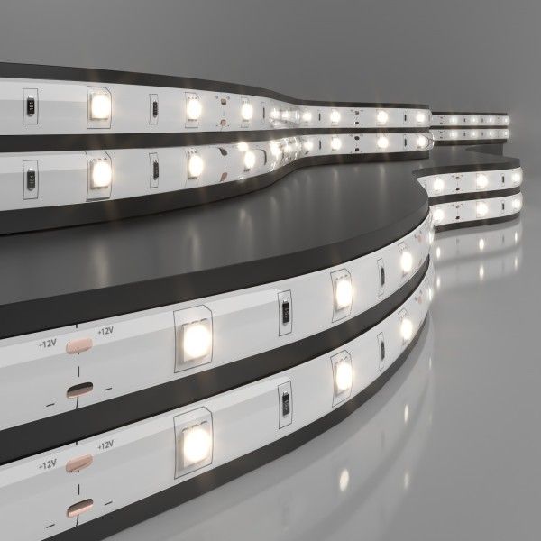 Светодиодная лента 12&nbsp;В 7,2&nbsp;Вт/м 30 Led/м 5050 IP65, дневной белый 4200К, 5 м Лента светодиодная 12V 7,2W 30Led 5050 IP65 дневной белый, 5м