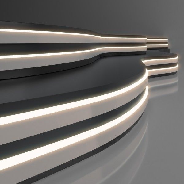 Светодиодный гибкий неон 24&nbsp;В 10&nbsp;Вт/м 120 Led/м 2835 IP65, дневной белый 4200K, 5м 24V 10W 120Led 2835 IP65